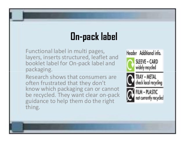 different labels for different consumer