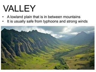 Different Landforms | PPTX