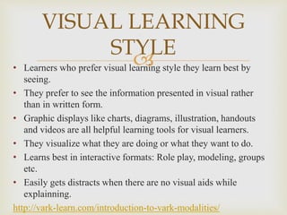 Different learning styles (1) | PPTX