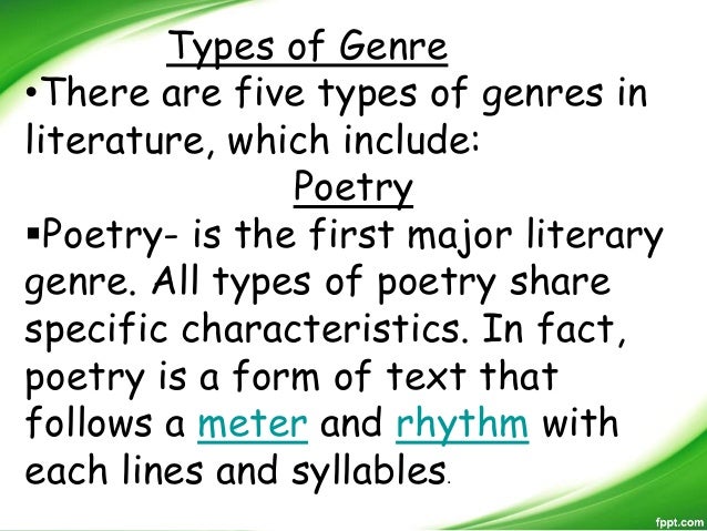 types of genre