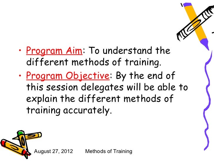 Different methods of training