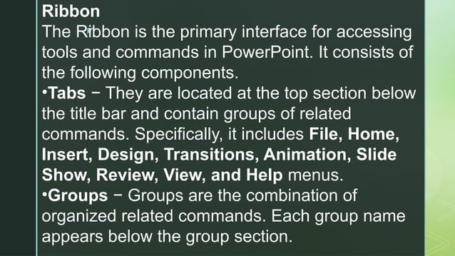 Different Parts of Powerpoint Window And Its Functions.pptx