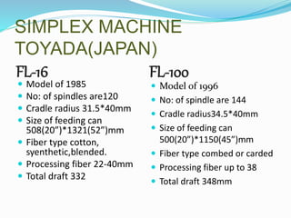 Differents parts of Simplex Machine and their Functions | PPTX