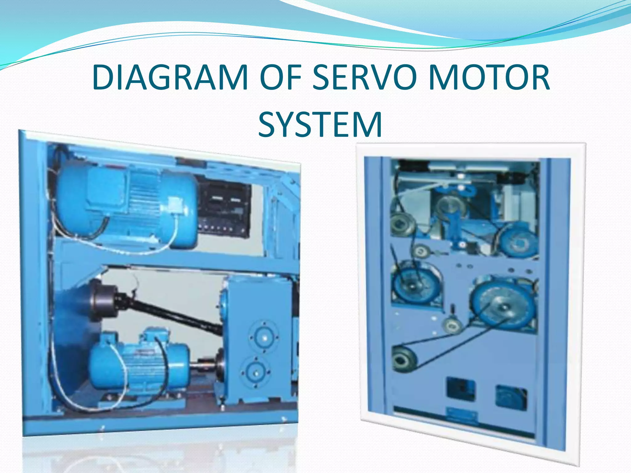 DIAGRAM OF SERVO MOTOR
SYSTEM
 