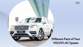 Different Parts of Your
VOLVO’s AC System
 