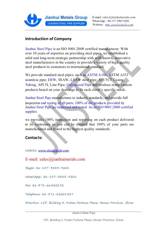 Different Performance Between Astm A6 A36 A53 Fabricated Erw Lsaw S