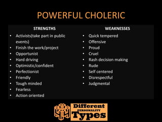 4 Different Personality Types - Sanguine, Choleric, Phlegmatic ...