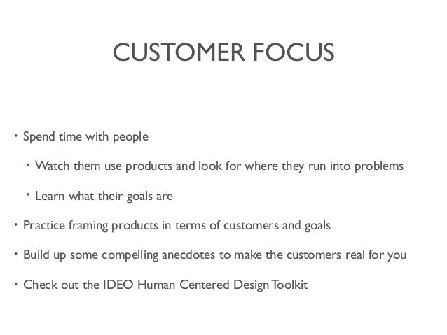 how to succeed as a pm with your unique skills customer focus skills