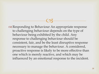 Different skills in managing he behaviour at home | PPTX
