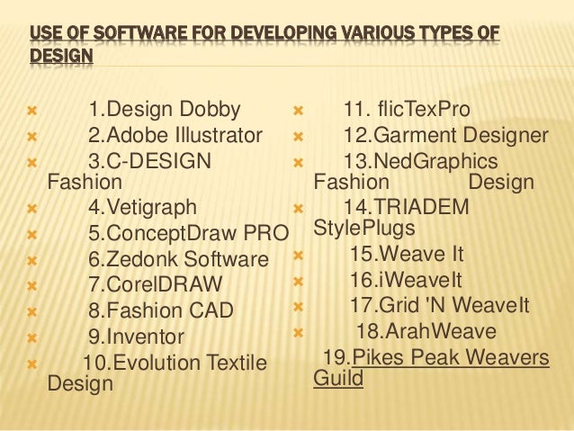 Weave Design Software