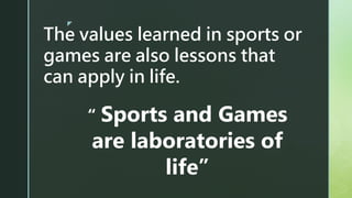 Different Sports Activities powerpoint presentation | PPTX
