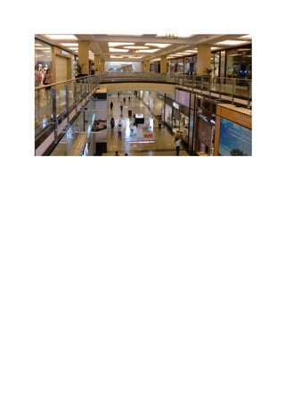 Different stores in mall
