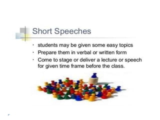 Different students actions