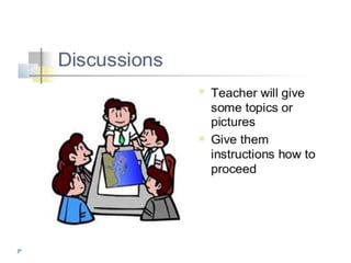 Different students actions