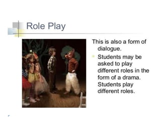 Different students actions