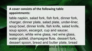 TABLE SET UP AND DIFFERENT TABLE GUIDELINES.pptx