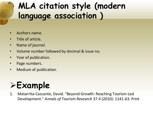mla style reference page mla style reference page
