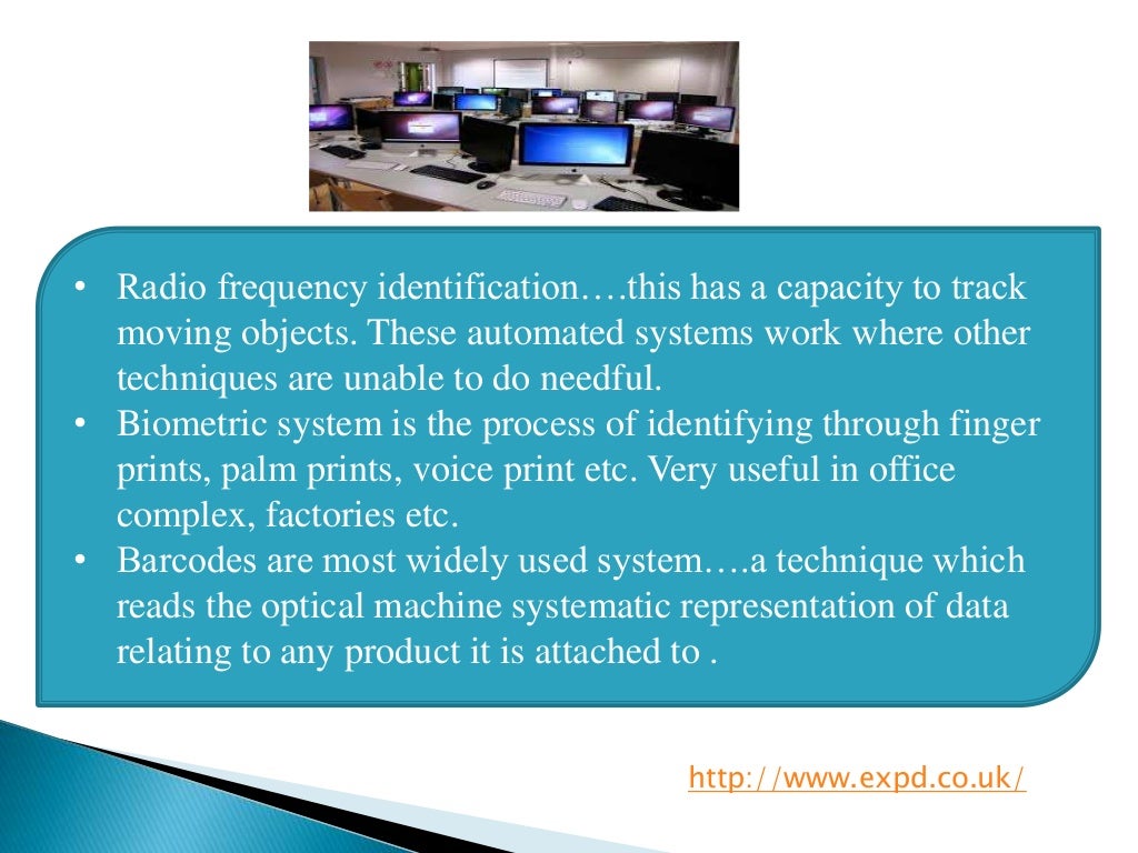 Different systems of automated data collection