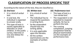 DIFFERENT TYPE OF EDUCATIONAL MEASUREMENT AND EVALUATION TOOLS AND ...