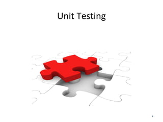 Unit Testing
4
 