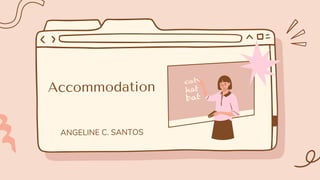 The 16 major types of accommodation