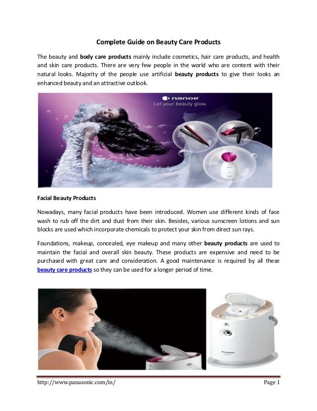 Different Types Of Beauty Products Www Panasonic Com In Page 1 Complete Guide Different Types Of Beauty Products Www Panasonic Com In Page 1 Complete Guide