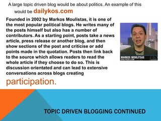Different types of blog | PPTX