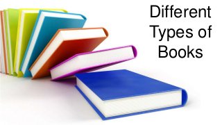 Different
Types of
Books

 