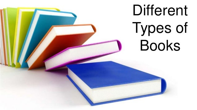 different types of books types of books