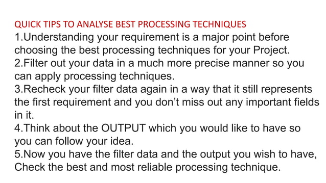 Different types of data processing | PPT