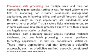 Different types of data processing | PPTX