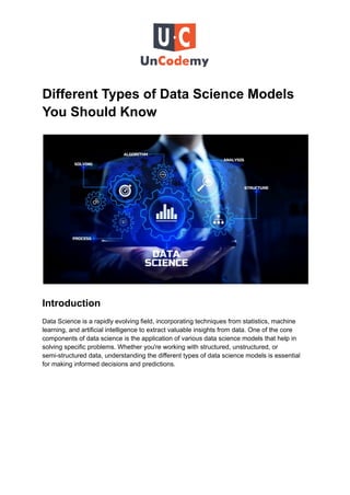 Different Types of Data Science Models You Should Know.pdf