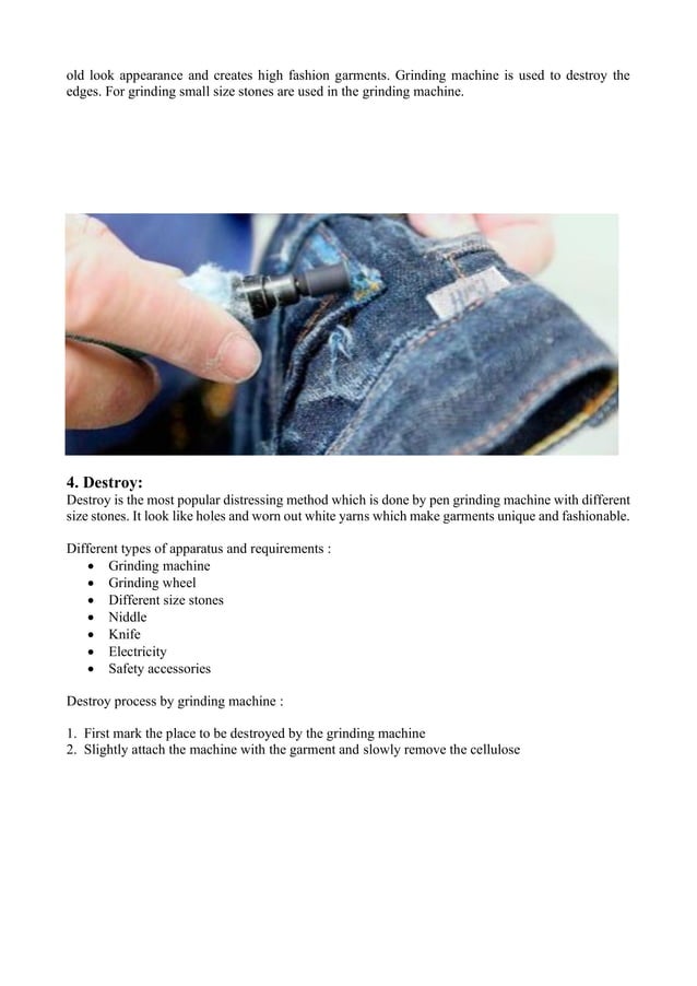 Different Types of Dry Washing Process of Garments | Dry Washing ...