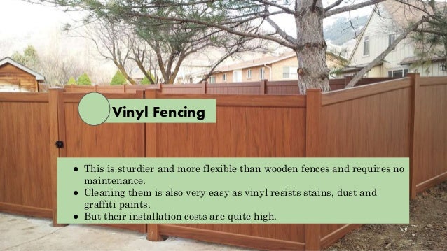 different types of fencing materials different types of fencing materials