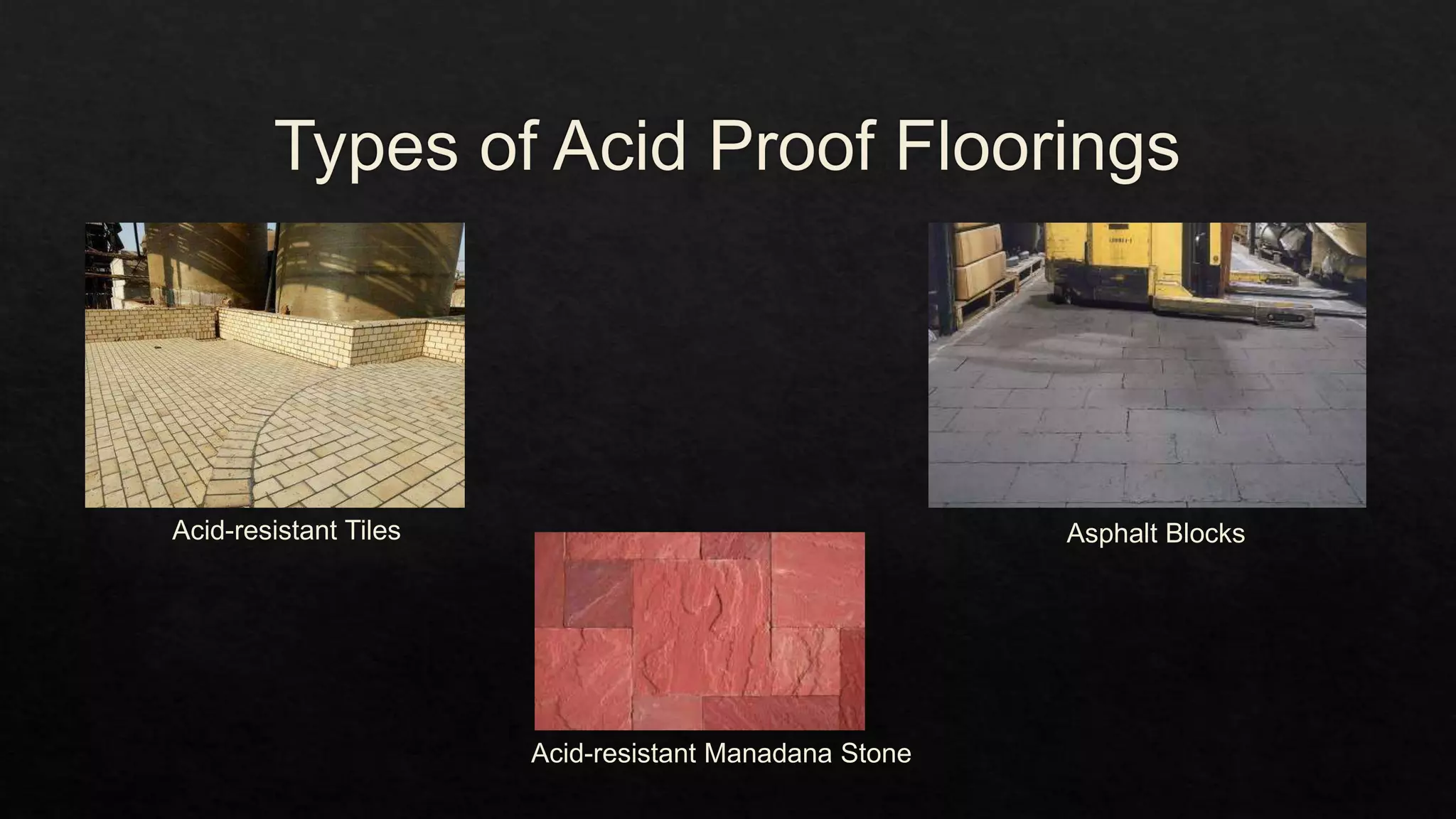 Acid-resistant Tiles Asphalt Blocks
Acid-resistant Manadana Stone