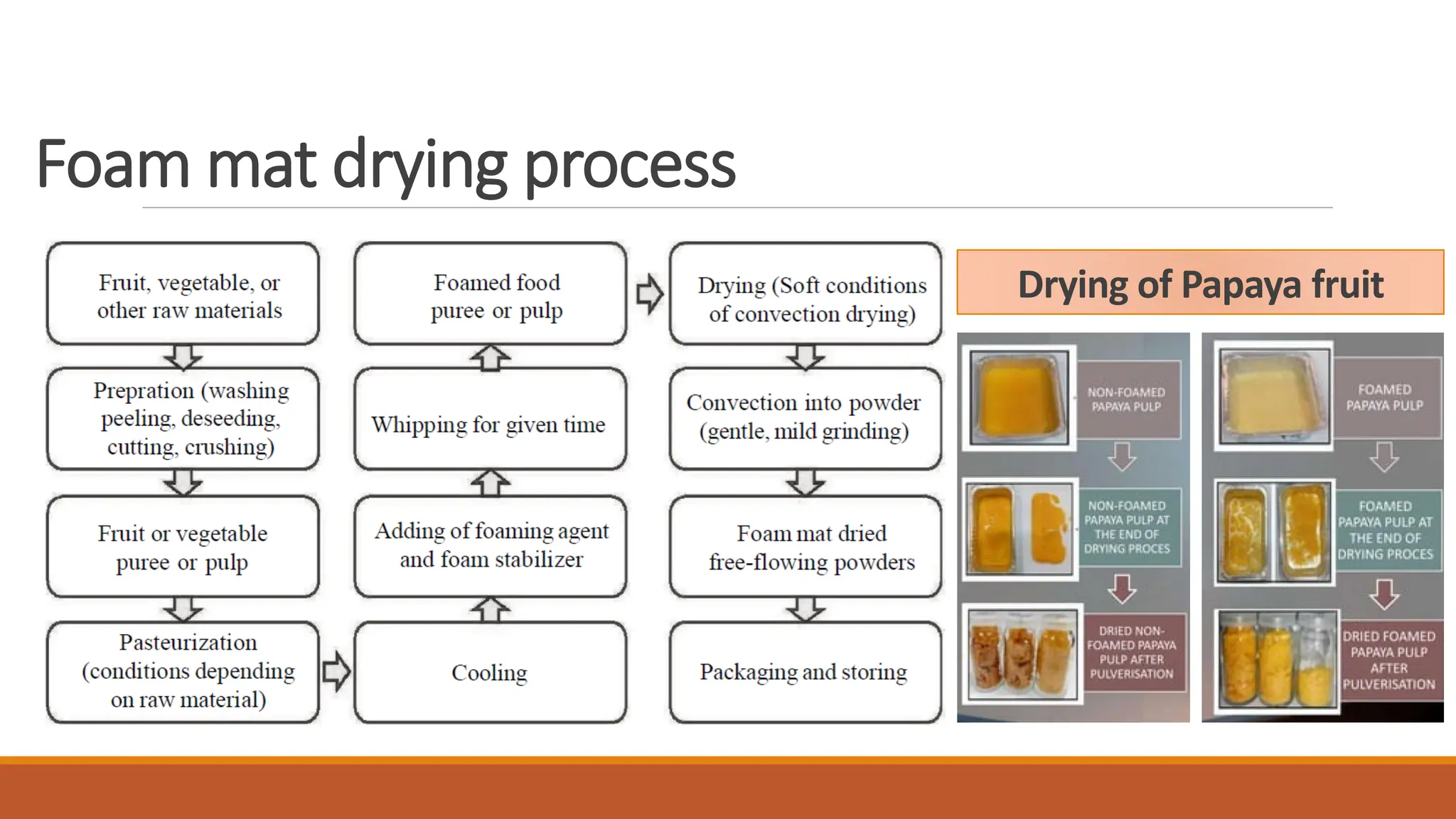 Different Types of Food Product Drying (Foam mat, heat pump and osmotic ...