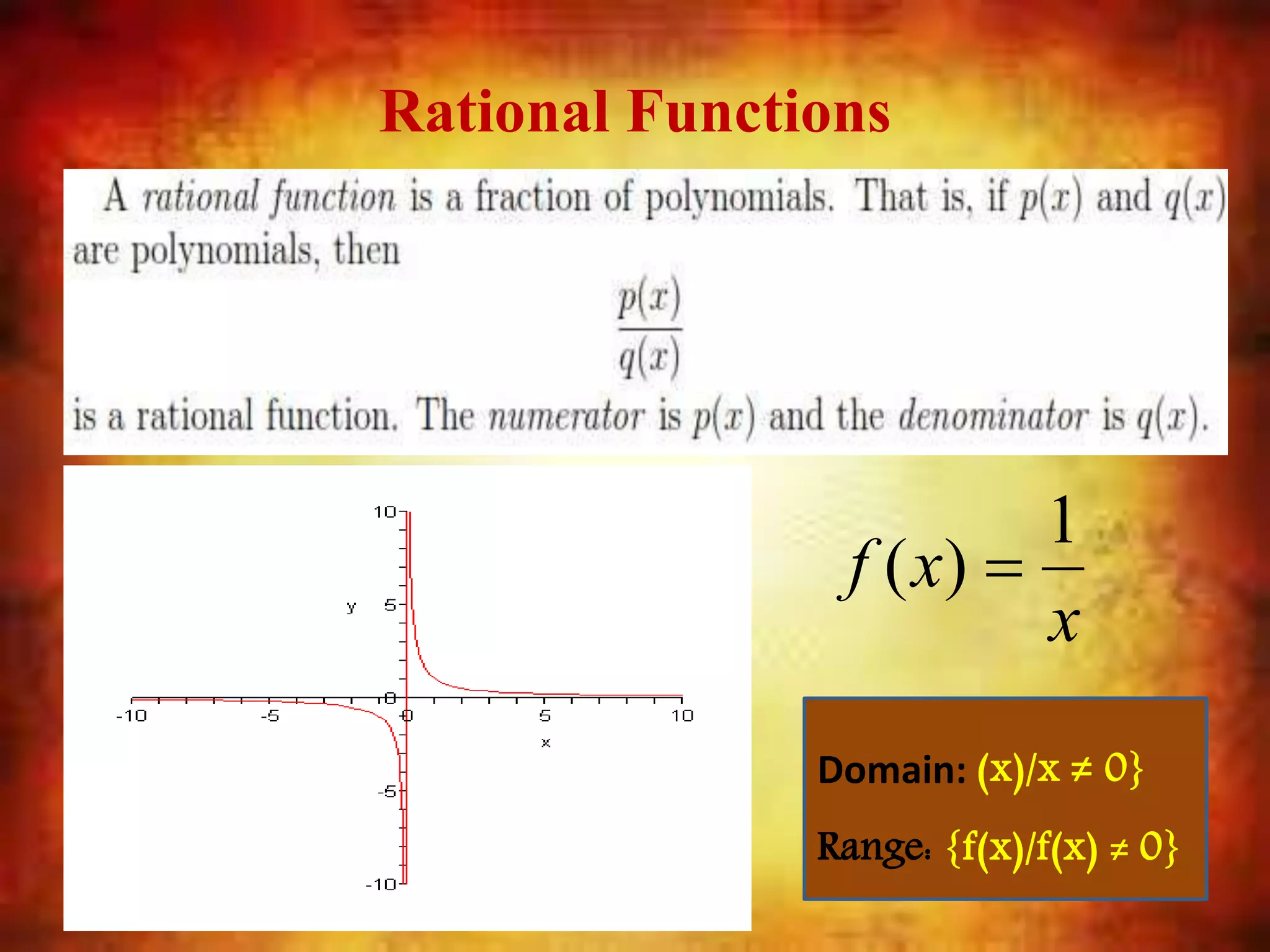 Different types of functions | PPTX | Computing | Technology & Computing