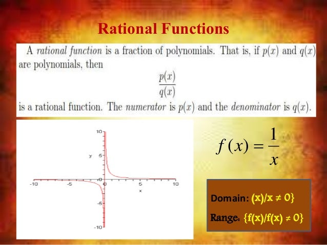 Different types of functions