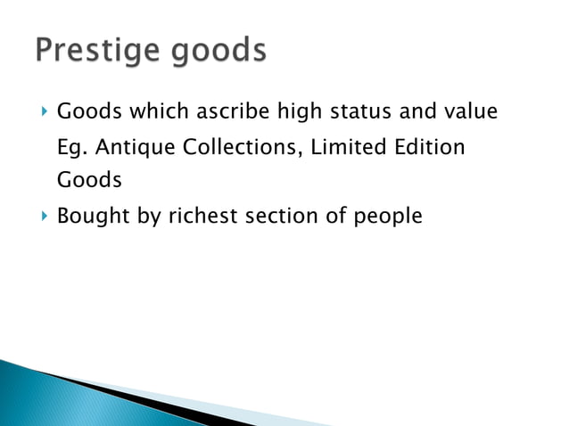 Different Types Of Goods