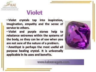 Different Types of Healing Crystals