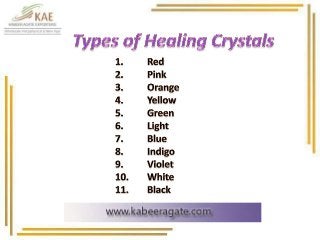 Different Types of Healing Crystals