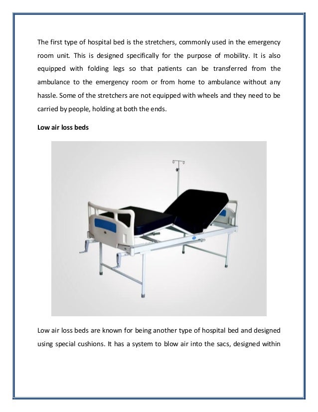 Different Types of Hospital Beds from The Leading Hospital Bed Manufa…