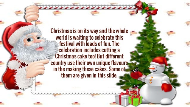 Different Types Of International Christmas Cake