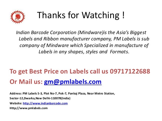 Different Types of Labels used in Label industries.