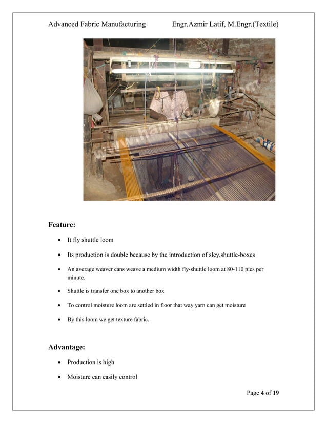 Different types of loom