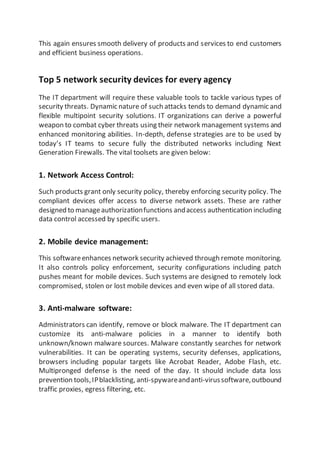 Different Types Of Network Security Devices And Tools.docx