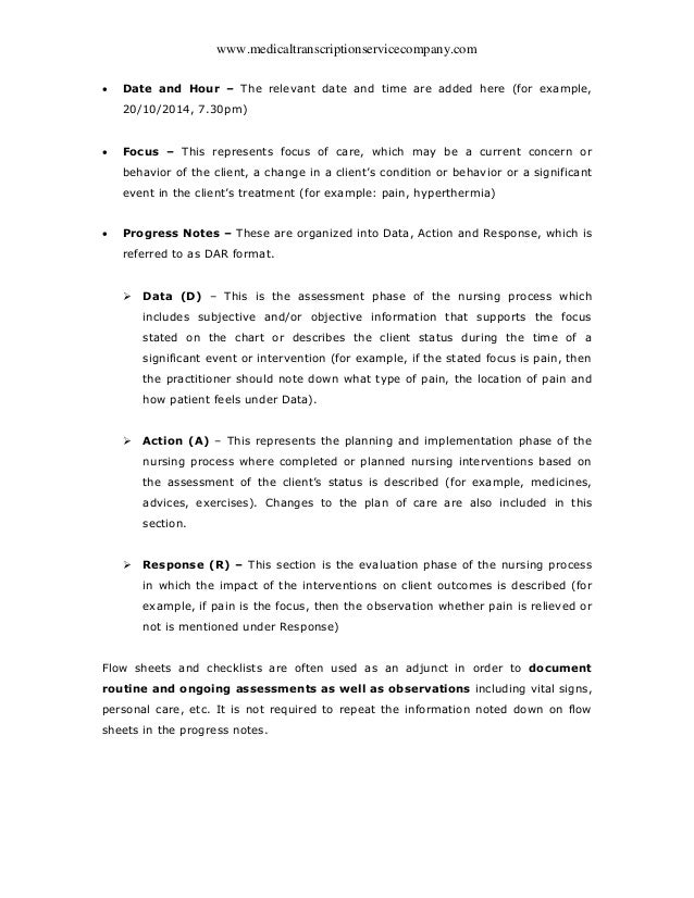dar note examples