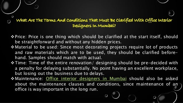 Different Types Of Office Interior Design Available