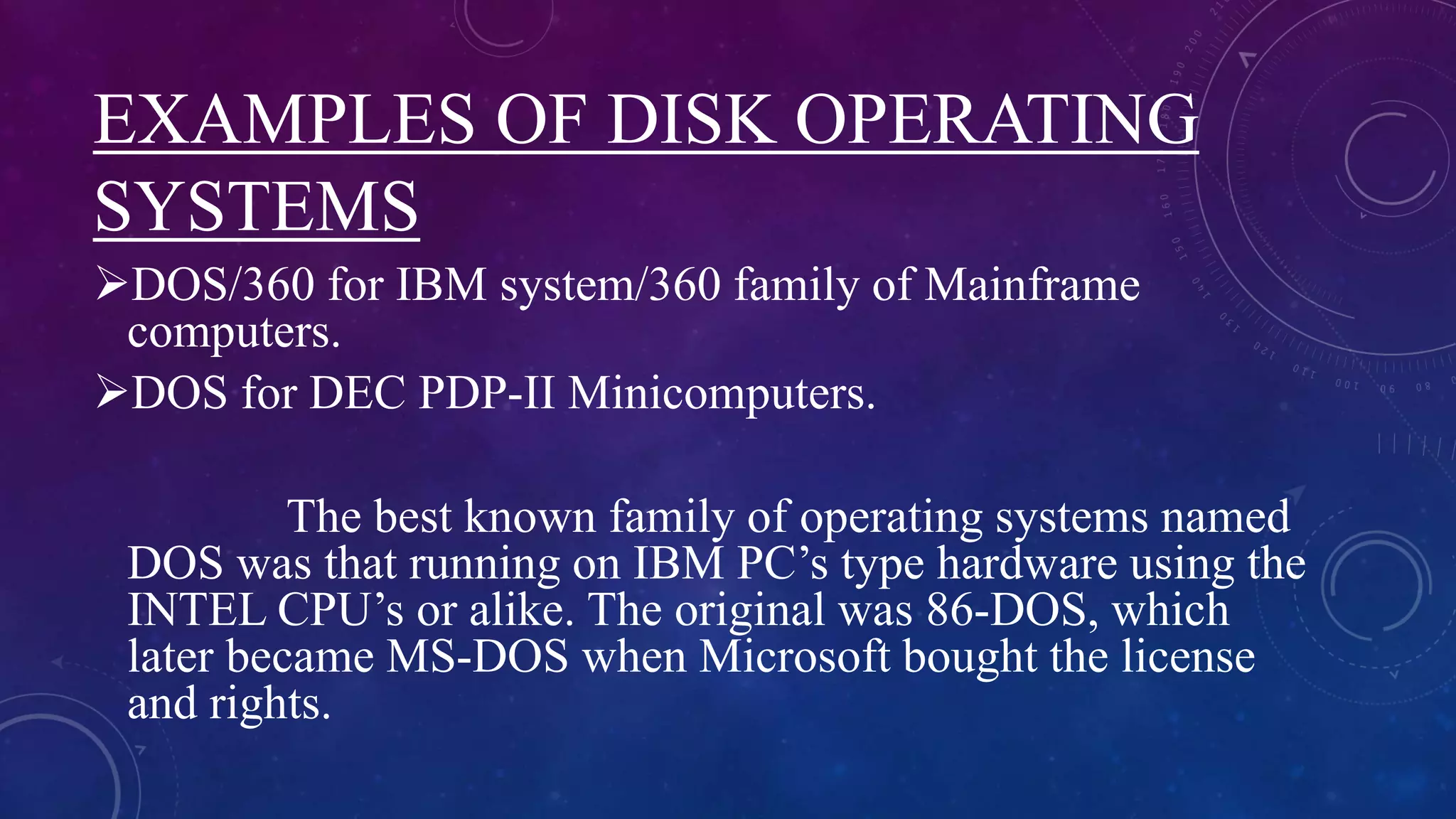 Different types of operating systems | PPTX