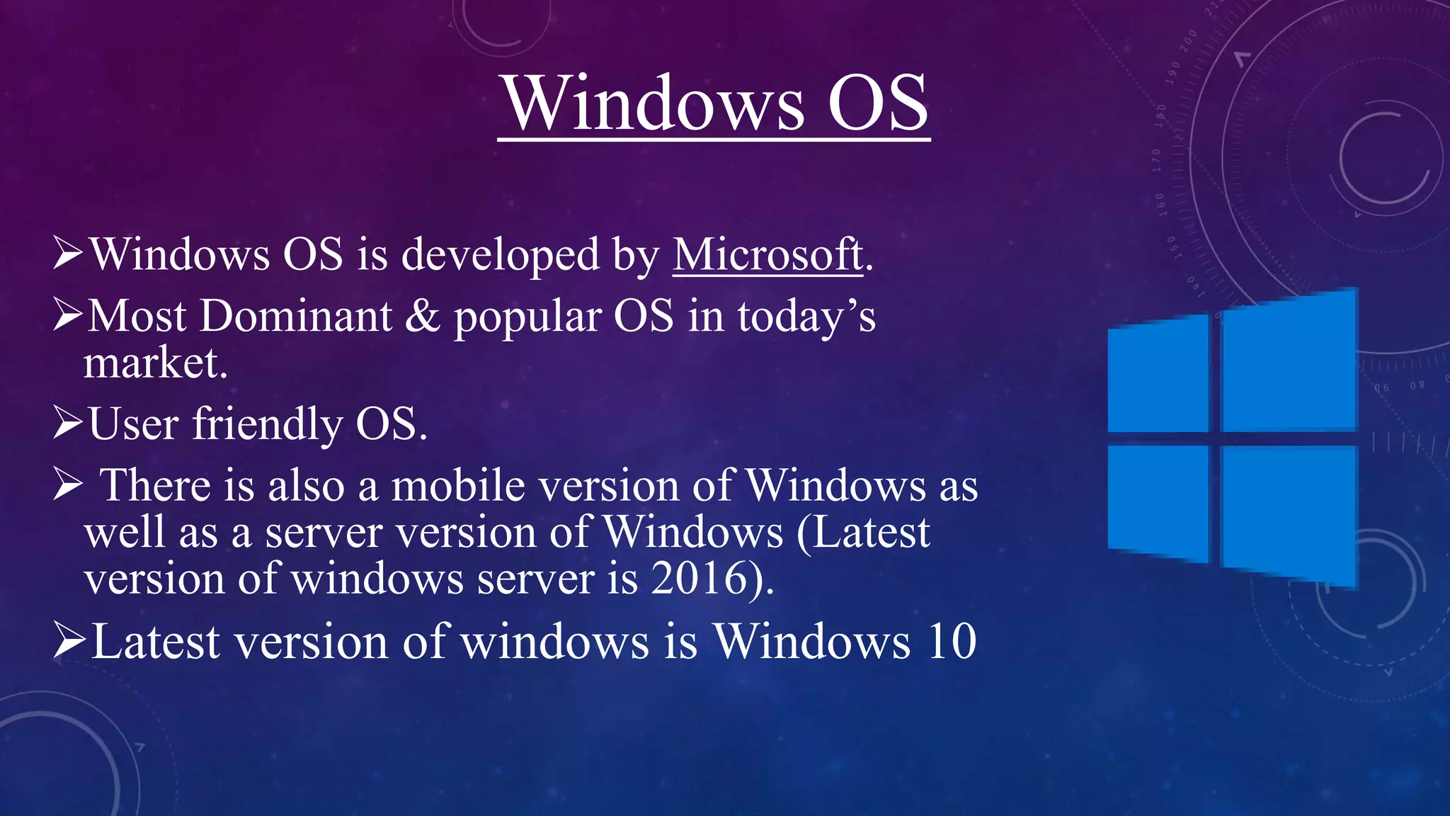 Different types of operating systems | PPT | Free Download